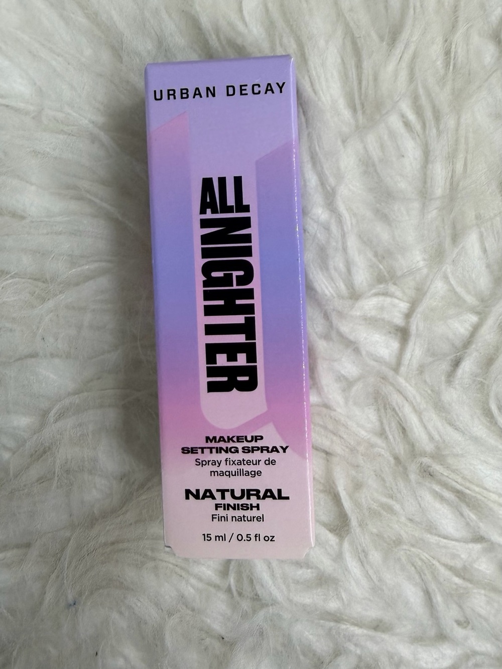 Urban Decay All Nighter Natural Finish Makeup Setting Spray Mini NIB - Picture 2 of 5